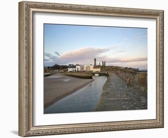 The Harbour at Dawn, St Andrews, Fife, Scotland-Mark Sunderland-Framed Photographic Print