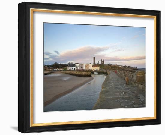 The Harbour at Dawn, St Andrews, Fife, Scotland-Mark Sunderland-Framed Photographic Print