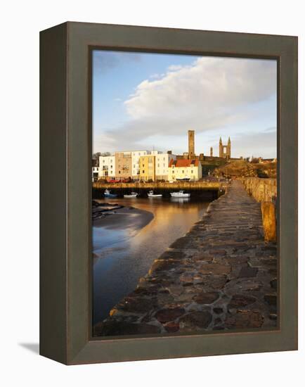 The Harbour at Dawn, St Andrews, Fife, Scotland-Mark Sunderland-Framed Premier Image Canvas