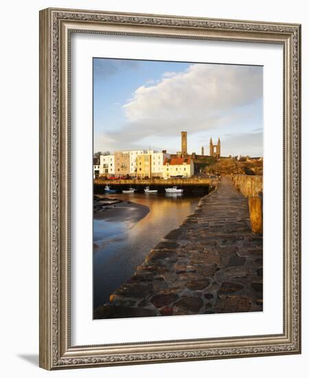 The Harbour at Dawn, St Andrews, Fife, Scotland-Mark Sunderland-Framed Photographic Print