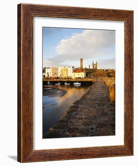 The Harbour at Dawn, St Andrews, Fife, Scotland-Mark Sunderland-Framed Photographic Print