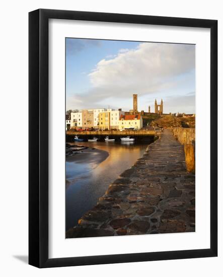 The Harbour at Dawn, St Andrews, Fife, Scotland-Mark Sunderland-Framed Photographic Print