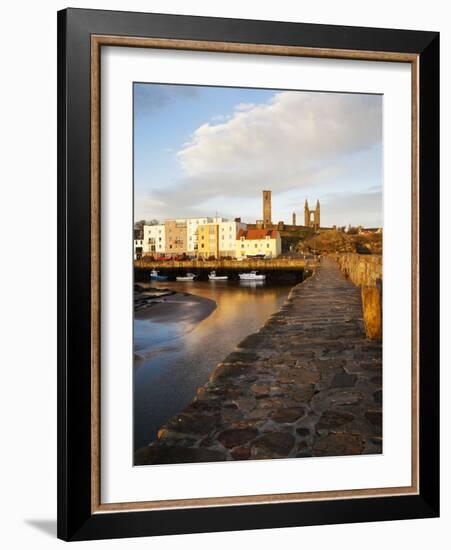 The Harbour at Dawn, St Andrews, Fife, Scotland-Mark Sunderland-Framed Photographic Print