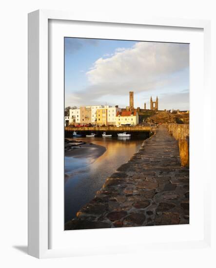 The Harbour at Dawn, St Andrews, Fife, Scotland-Mark Sunderland-Framed Photographic Print