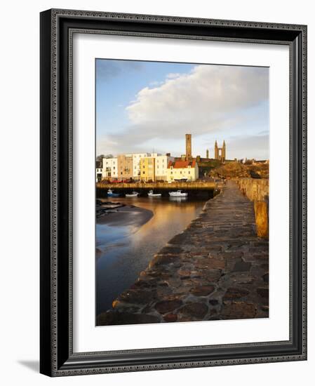 The Harbour at Dawn, St Andrews, Fife, Scotland-Mark Sunderland-Framed Photographic Print