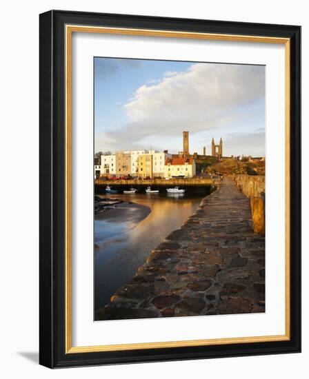 The Harbour at Dawn, St Andrews, Fife, Scotland-Mark Sunderland-Framed Photographic Print