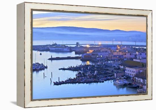 The Harbour at Dawn, Tangier, Morocco, North Africa, Africa-Neil Farrin-Framed Premier Image Canvas