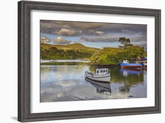 The harbour at Glengarriff, County Cork, Munster, Republic of Ireland, Europe-Nigel Hicks-Framed Photographic Print