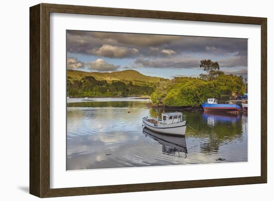 The harbour at Glengarriff, County Cork, Munster, Republic of Ireland, Europe-Nigel Hicks-Framed Photographic Print