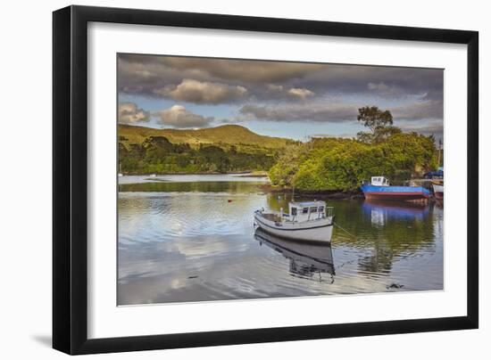 The harbour at Glengarriff, County Cork, Munster, Republic of Ireland, Europe-Nigel Hicks-Framed Photographic Print