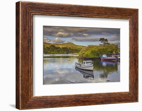 The harbour at Glengarriff, County Cork, Munster, Republic of Ireland, Europe-Nigel Hicks-Framed Photographic Print