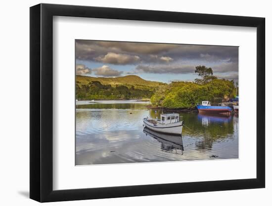 The harbour at Glengarriff, County Cork, Munster, Republic of Ireland, Europe-Nigel Hicks-Framed Photographic Print