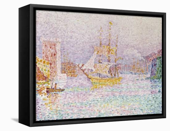 The Harbour at Marseilles, 1907-Paul Signac-Framed Premier Image Canvas