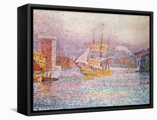 The Harbour at Marseilles, 1907-Paul Signac-Framed Premier Image Canvas