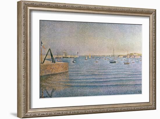 The Harbour at Portrieux, 1888-Paul Signac-Framed Giclee Print