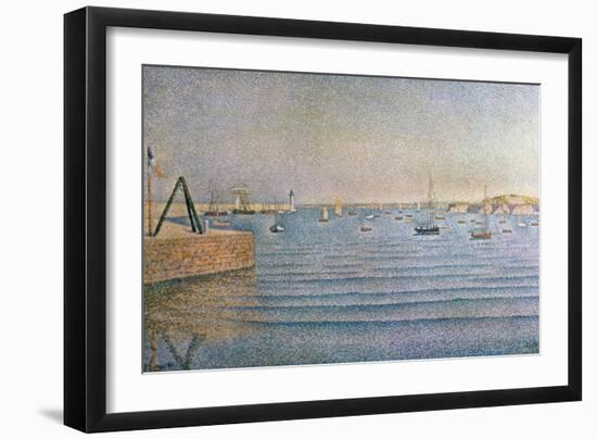 The Harbour at Portrieux, 1888-Paul Signac-Framed Giclee Print