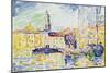 The Harbour at St. Tropez, c.1905-Paul Signac-Mounted Giclee Print