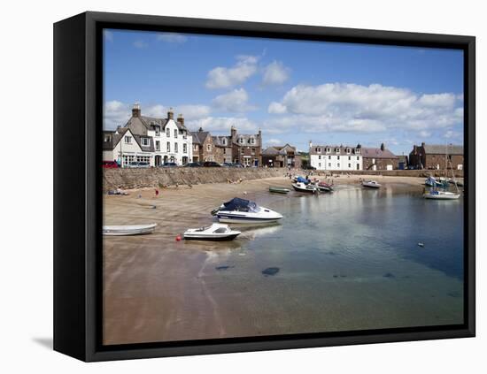 The Harbour at Stonehaven, Aberdeenshire, Scotland, United Kingdom, Europe-Mark Sunderland-Framed Premier Image Canvas