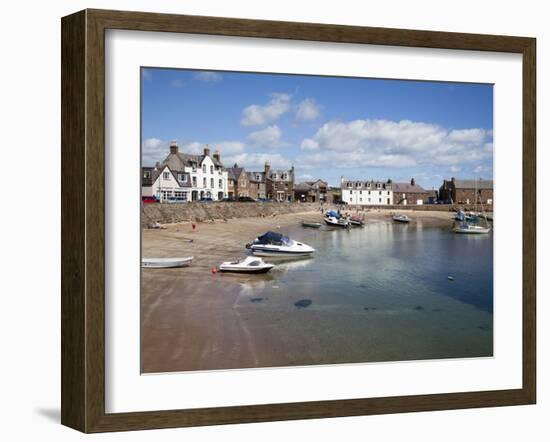 The Harbour at Stonehaven, Aberdeenshire, Scotland, United Kingdom, Europe-Mark Sunderland-Framed Photographic Print