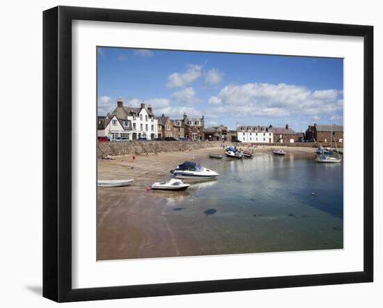 The Harbour at Stonehaven, Aberdeenshire, Scotland, United Kingdom, Europe-Mark Sunderland-Framed Photographic Print