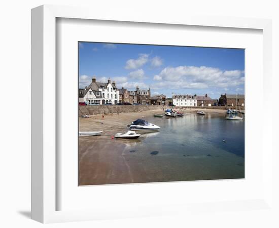 The Harbour at Stonehaven, Aberdeenshire, Scotland, United Kingdom, Europe-Mark Sunderland-Framed Photographic Print