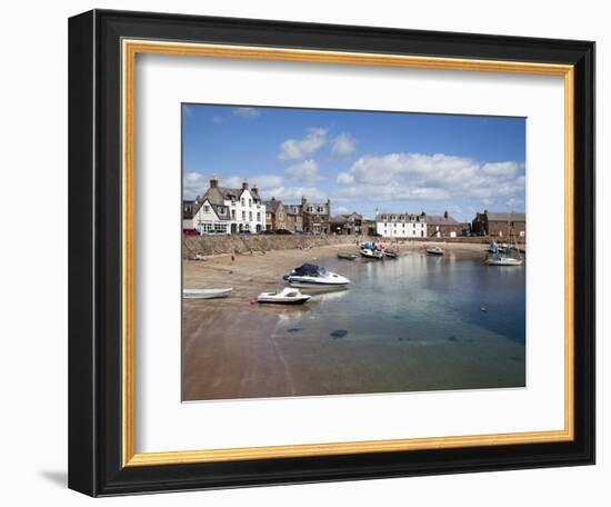 The Harbour at Stonehaven, Aberdeenshire, Scotland, United Kingdom, Europe-Mark Sunderland-Framed Photographic Print