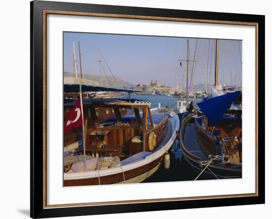 The Harbour, Bodrum, Anatolia, Turkey-J Lightfoot-Framed Photographic Print