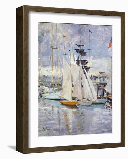 The Harbour, Deauville, Normandy, 1912-Paul Cesar Helleu-Framed Giclee Print