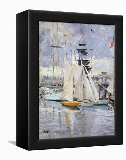 The Harbour, Deauville, Normandy, 1912-Paul Cesar Helleu-Framed Premier Image Canvas