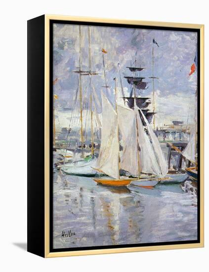 The Harbour, Deauville, Normandy, 1912-Paul Cesar Helleu-Framed Premier Image Canvas