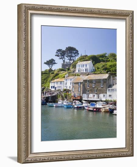 The Harbour in Polperro in Cornwall, England, United Kingdom, Europe-David Clapp-Framed Photographic Print