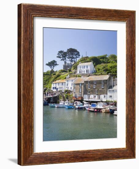 The Harbour in Polperro in Cornwall, England, United Kingdom, Europe-David Clapp-Framed Photographic Print