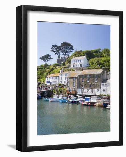 The Harbour in Polperro in Cornwall, England, United Kingdom, Europe-David Clapp-Framed Photographic Print