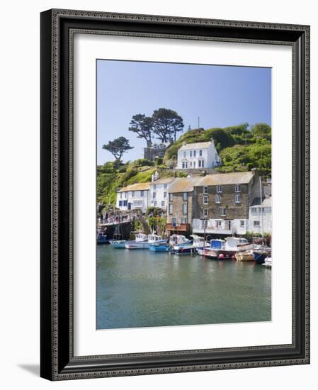 The Harbour in Polperro in Cornwall, England, United Kingdom, Europe-David Clapp-Framed Photographic Print