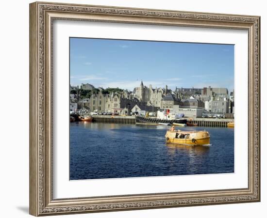 The Harbour, Lerwick, Shetland Islands, Scotland, United Kingdom-David Lomax-Framed Photographic Print