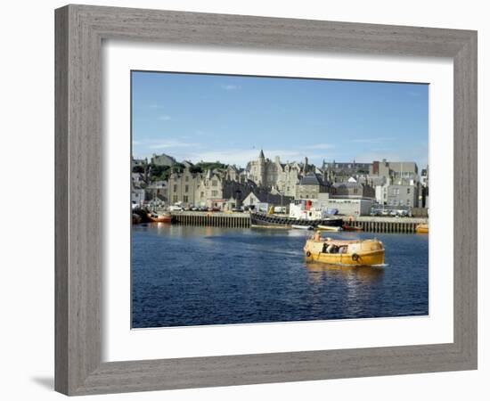 The Harbour, Lerwick, Shetland Islands, Scotland, United Kingdom-David Lomax-Framed Photographic Print