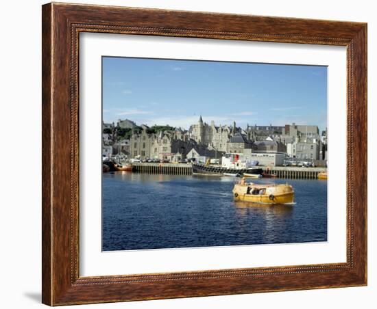 The Harbour, Lerwick, Shetland Islands, Scotland, United Kingdom-David Lomax-Framed Photographic Print