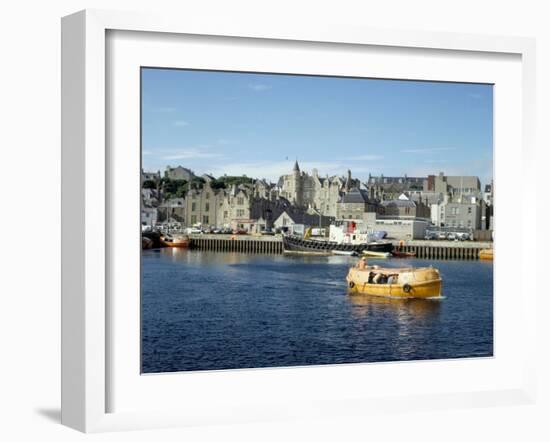 The Harbour, Lerwick, Shetland Islands, Scotland, United Kingdom-David Lomax-Framed Photographic Print