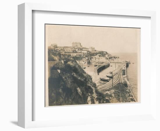 'The Harbour - Newquay', 1927-Unknown-Framed Photographic Print