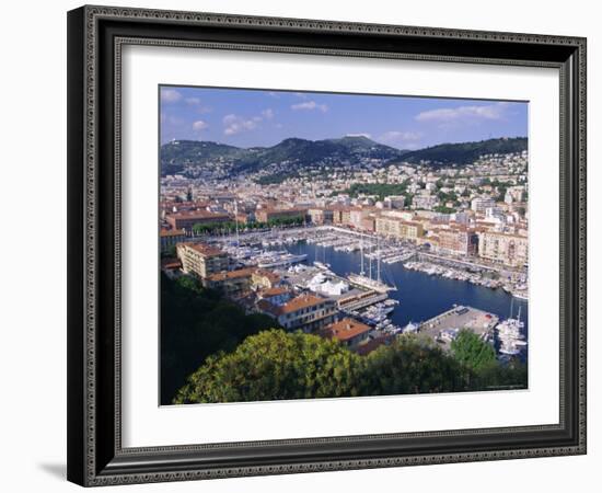 The Harbour, Nice, Alpes Maritimes, Cote d'Azur, Provence, France, Europe-Guy Thouvenin-Framed Photographic Print