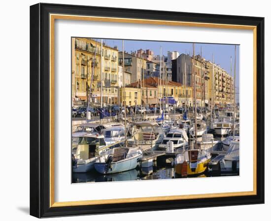 The Harbour, Nice, Cote d'Azur, Alpes-Maritimes, Provence, France-Guy Thouvenin-Framed Photographic Print