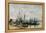 The Harbour of Bordeaux, 1874-Eugene Louis Boudin-Framed Premier Image Canvas