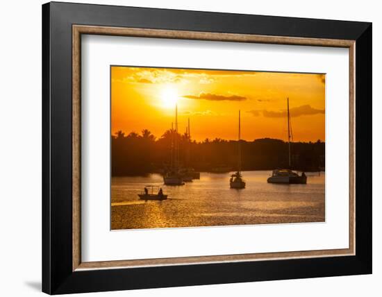 The Harbour of Nadi, Viti Levu, Fiji, Pacific-Michael Runkel-Framed Photographic Print