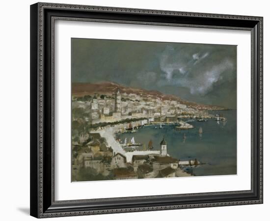 The Harbour of Split, Croatia-Hercules Brabazon Brabazon-Framed Giclee Print