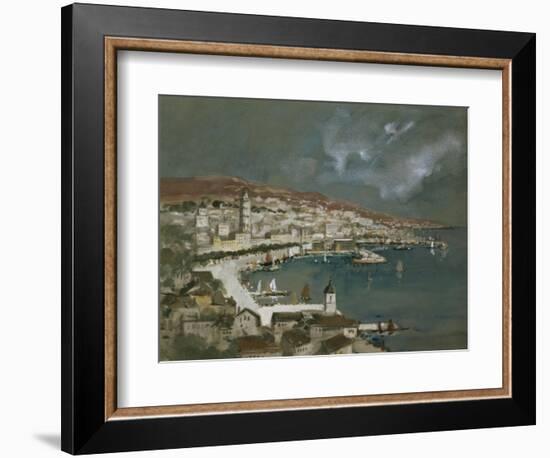 The Harbour of Split, Croatia-Hercules Brabazon Brabazon-Framed Giclee Print