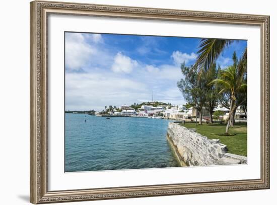 The Harbour of the UNESCO World Heritage Site, the Historic Town of St George, Bermuda-Michael Runkel-Framed Photographic Print