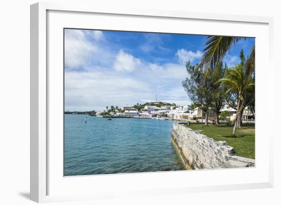 The Harbour of the UNESCO World Heritage Site, the Historic Town of St George, Bermuda-Michael Runkel-Framed Photographic Print