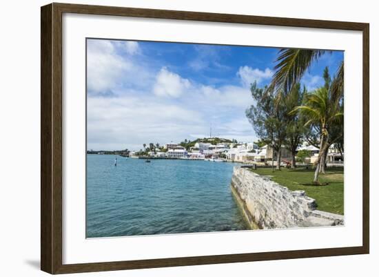 The Harbour of the UNESCO World Heritage Site, the Historic Town of St George, Bermuda-Michael Runkel-Framed Photographic Print