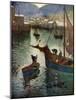 The Harbour, Polperro, Cornwall, 1924-1926-Edward Frederick Ertz-Mounted Giclee Print