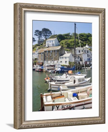 The Harbour, Polperro, Cornwall, England, United Kingdom, Europe-David Clapp-Framed Photographic Print